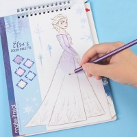 Carte de colorat Frozen cu autocolante si sabloane, 4207